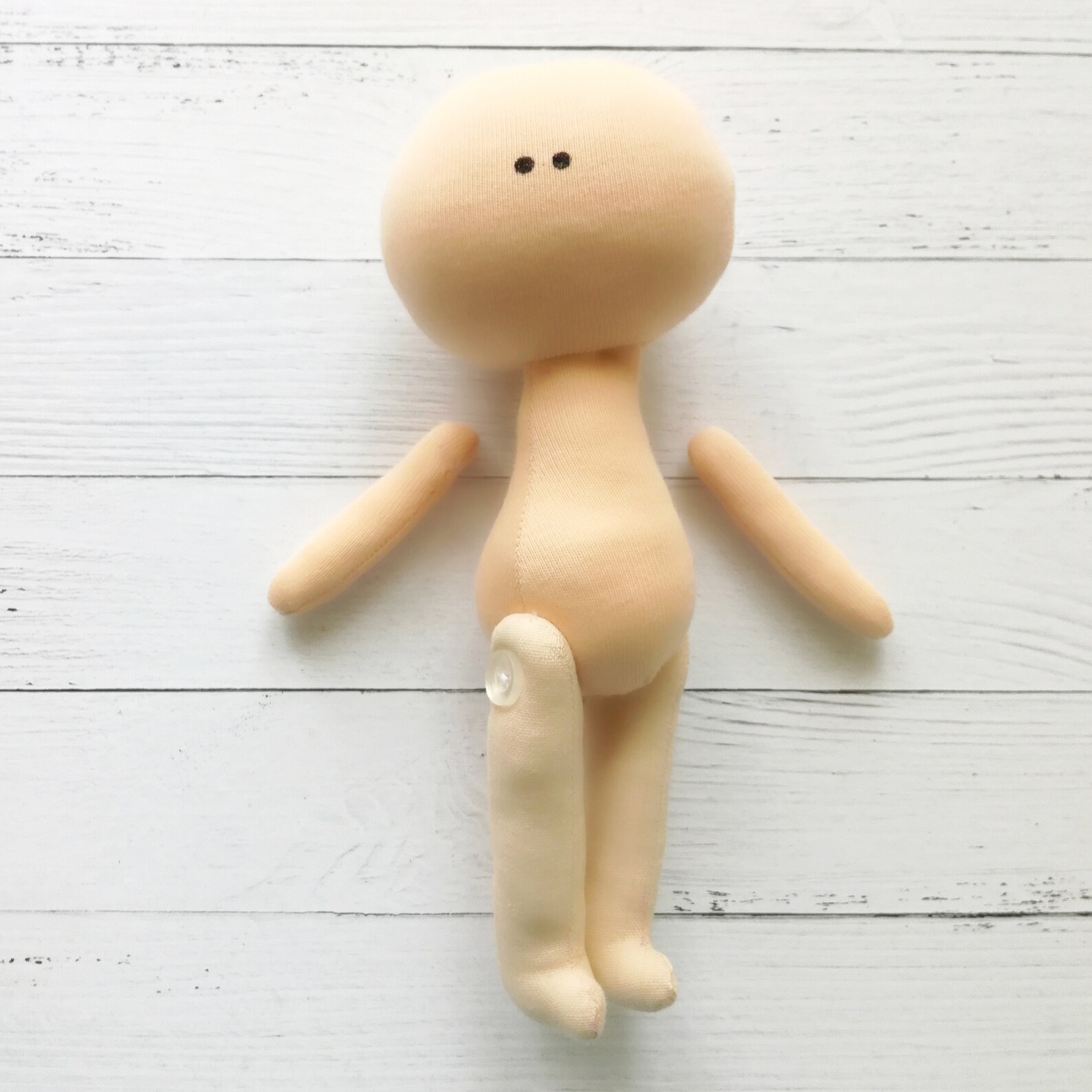 Blank Cloth Doll Tutorial Textile Doll Pattern Birthday Gift Baby Room ...
