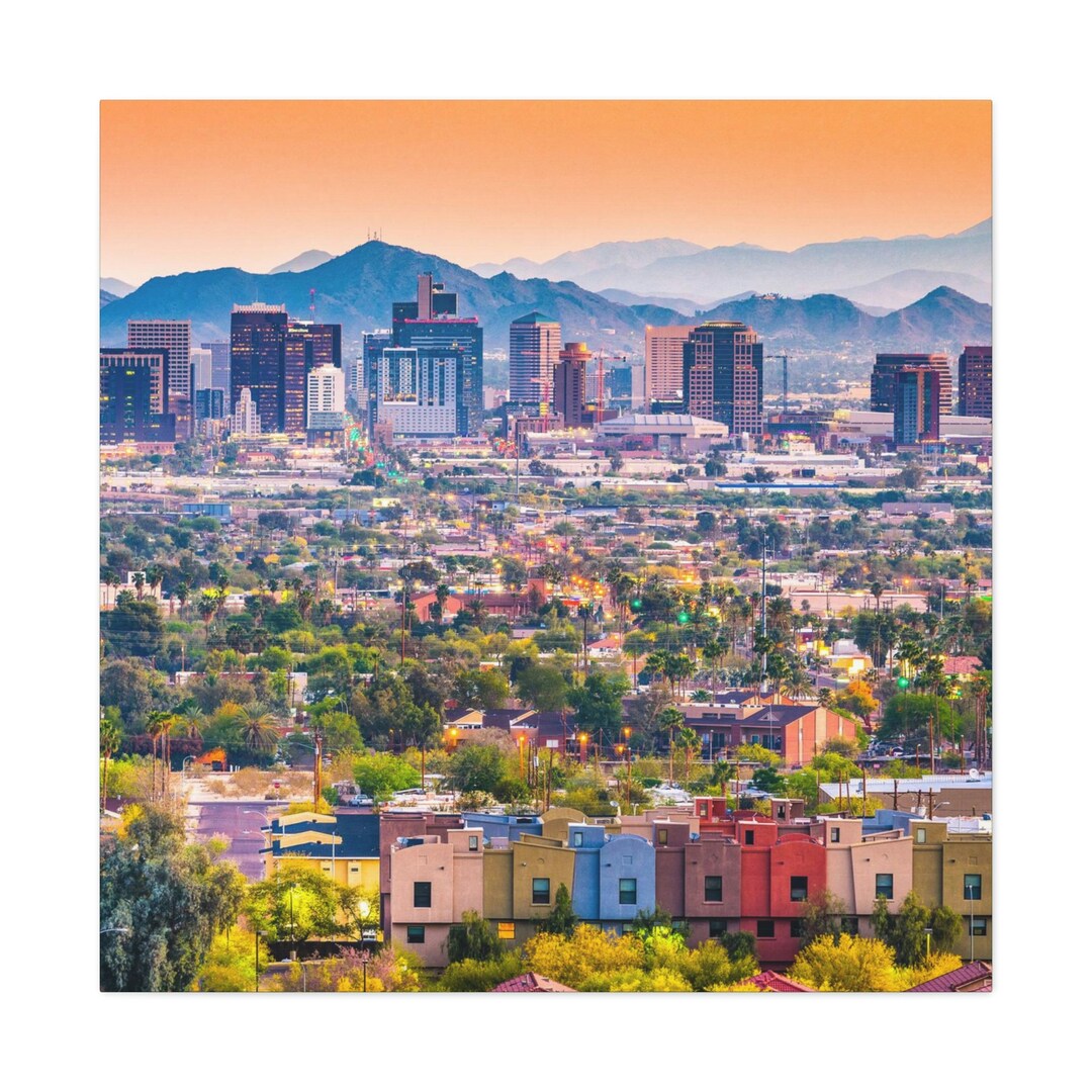 Downtown Phoenix, Arizona Canvas Gallery Wraps Art Work Home Decor 3ft ...