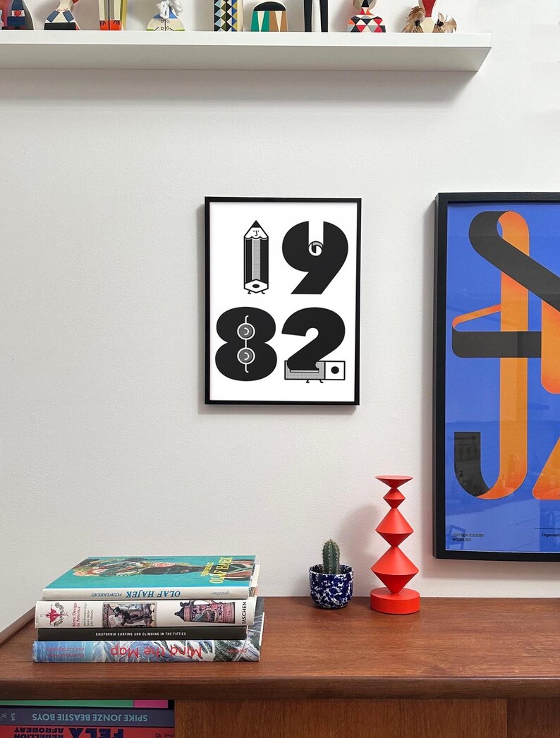 1982 Anniversary Poster, Signed Art Print - Etsy