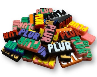 PLUR 3D Printed Kandi Beads | Rave Friendship Bracelets