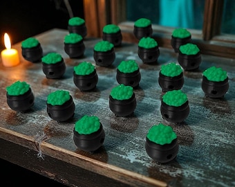 Witches Pot Kandi Beads | 3D Printed Charms for Raves