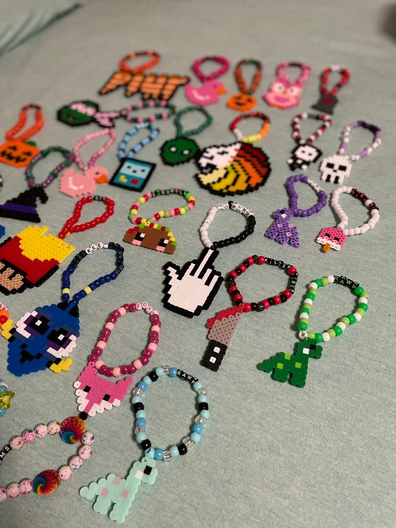 Kandi Perlers Perler Bracelets Singles or Sets of Kandi Perlers
