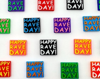 Happy Rave Day! 3D Printed Kandi Beads | EDM Festival Charms