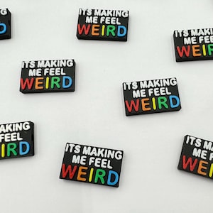 Making Me Feel Weird Beads | Focal Beads / Charms for Raves, Friendship Bracelets, EDM Festivals. Packs of 3, 5, 10, 20 & 35  Beads