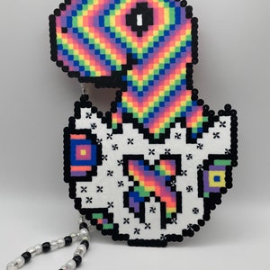 Exsicion Dino Perler Necklace  | Rave Perlers