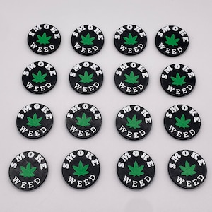 3D Printed Flower Beads, Rave Charms, Kandi Bracelet Supplies