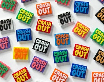 Crash Out Kandi Beads | Rave Friendship Bracelet Charms