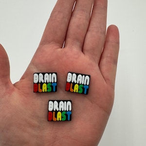 Brain Blast Kandi Beads | Focal Beads / Charms for Raves, Friendship Bracelets, EDM Festivals. Packs of 3, 5, 10, 20 & 35 Beads