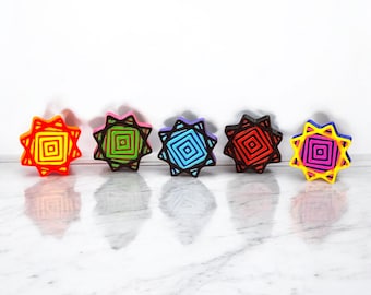 3D Printed Flowstar Beads | Kandi Bracelet Charms