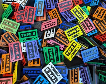 Tape Kandi Beads | Focal Beads / Charms for Raves, Friendship Bracelets, EDM Festivals. Packs of 3, 5, 10, 20 & 35 Beads
