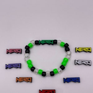 Nero Kandi Beads | Rave Beads | 3d Printed Inspired Dj Beads