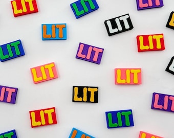 3D Printed 'Lit' Beads | Rave Charms for Friendship Bracelets