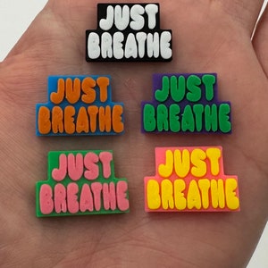 Just Breathe Kandi Beads | Focal Beads / Charms for Raves, Friendship Bracelets, EDM Festivals. Packs of 3, 5, 10, 20 & 35 Beads