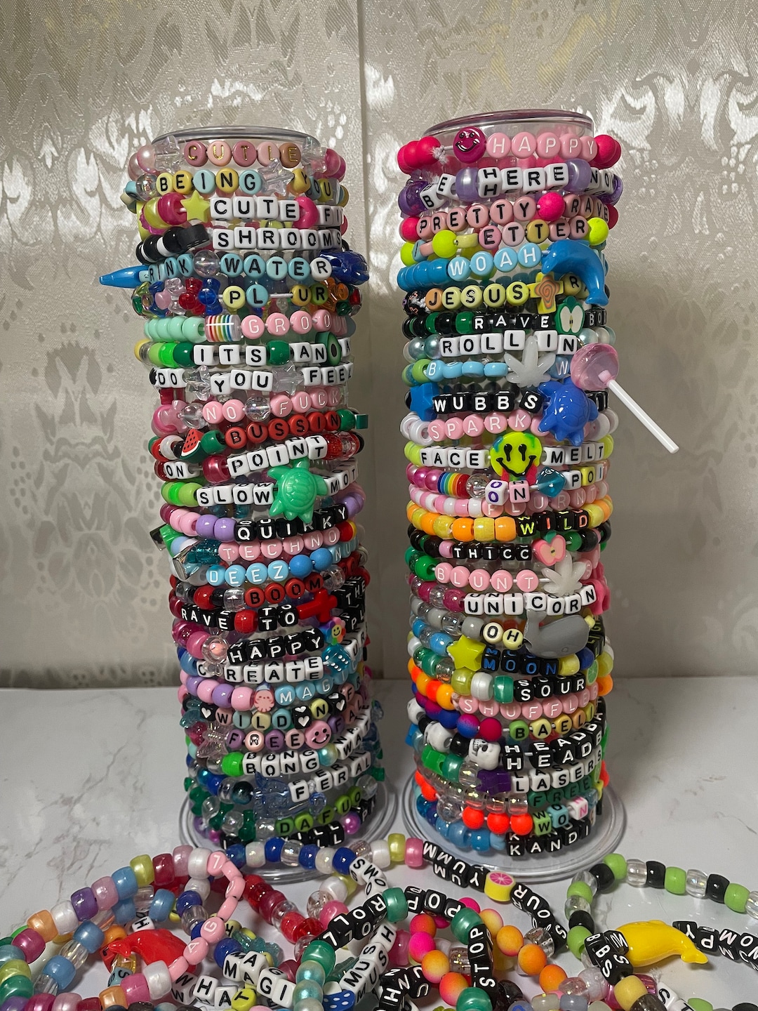 Kandi Bracelets for Raves Festivals Trading Yourself Etsy