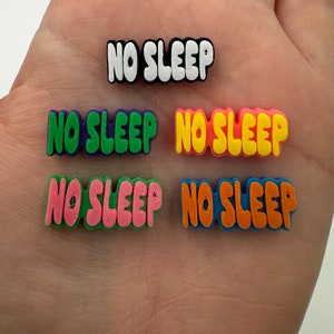 No Sleep Kandi Beads | Focal Beads / Charms for Raves, Friendship Bracelets, EDM Festivals. Packs of 3, 5, 10, 20 & 35 Beads