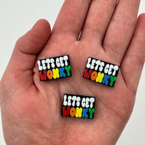 Let’s Get Wonky Kandi Beads | Focal Beads / Charms for Raves, Friendship Bracelets, EDM Festivals. Packs of 3, 5, 10, 20 & 35  Beads