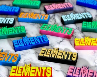 3D Printed Elements Festival Beads | Kandi Bracelet Charms