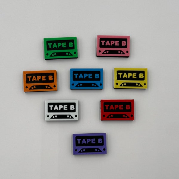 Tape B Kandi Beads | Rave Beads | 3d Printed Inspired Dj Beads
