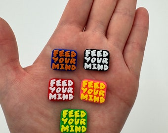 Feed Your Mind Kandi Beads | Rave Bracelet Charms
