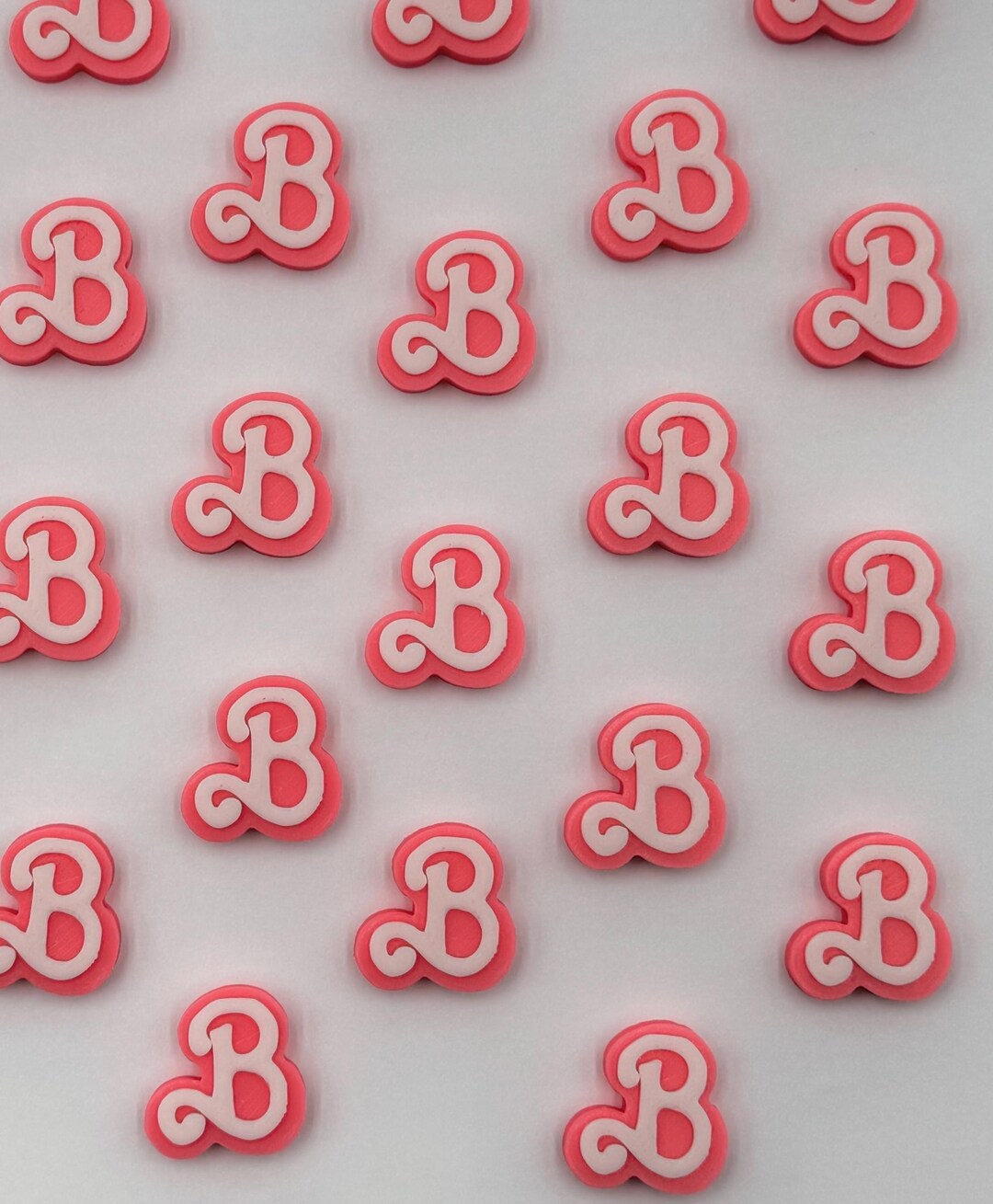 Pink Letter B Beads | Rave Kandi Bracelet Charms - Etsy