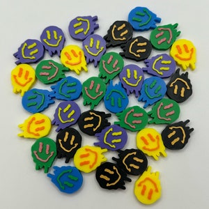 Trippy Smiley Face Kandi Beads | Rave Charms