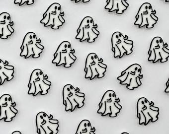 3D Printed Ghost Beads | Halloween Kandi Bracelet Charms