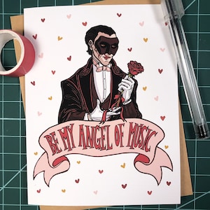 Phantom of the Opera - Valentijnsdagkaart (blanco van binnen)