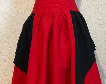 robe vintage rouge france 36