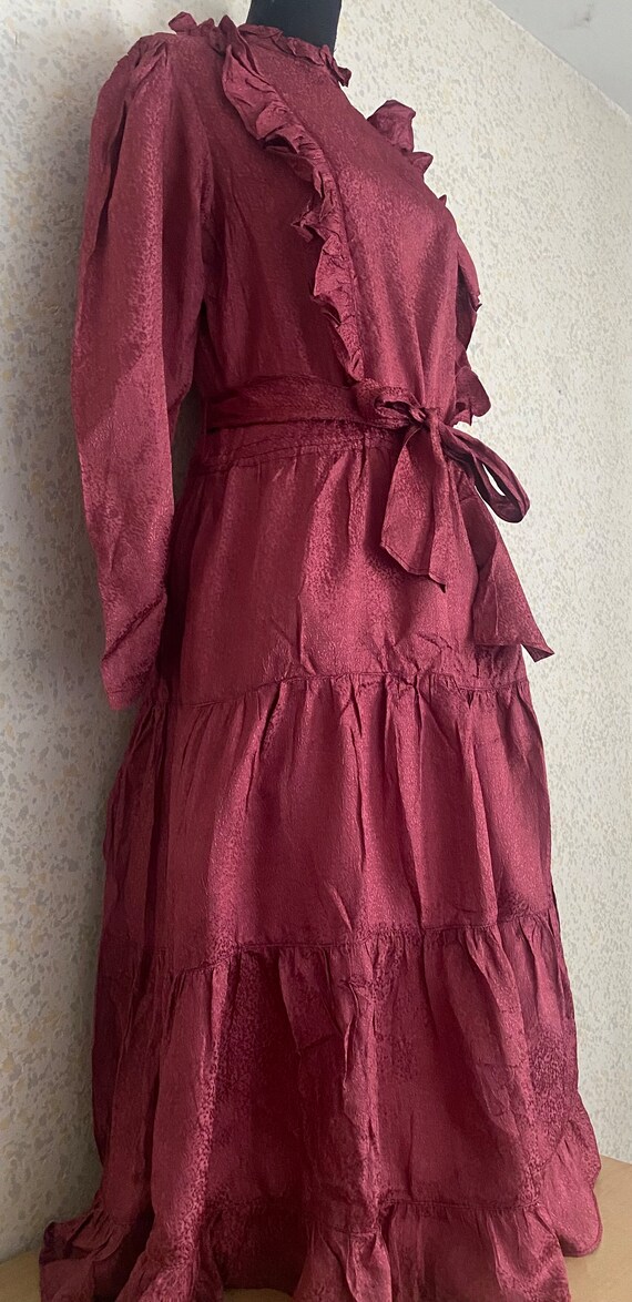 robe vintage maxi prairie jacquard 42 - image 3