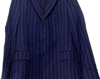 blazer vintage versus versace bleu 50
