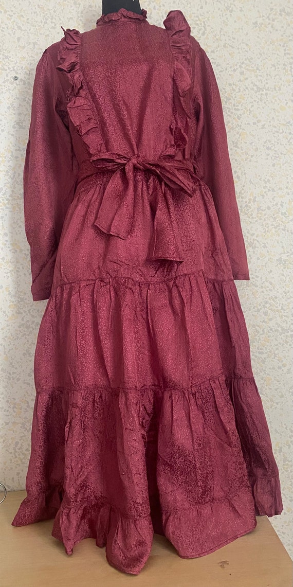 robe vintage maxi prairie jacquard 42 - image 1