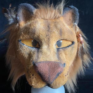 Fluffy Big Cat - Cat Mask