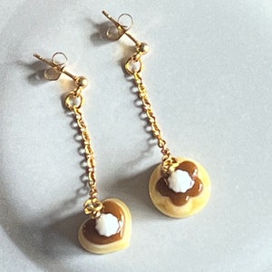 Resin Pudding Dangle Earrings or Necklace