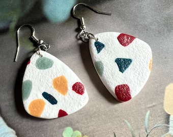 Terrazzo Polymer Clay Earrings
