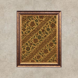 Parang indonesisk batik sömlöst mönster | Traditionellt digitalt papper | Indonesisk textilkonst