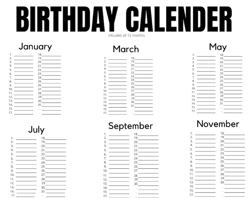 birthday-calender-keep-track-of-birthdays-etsy