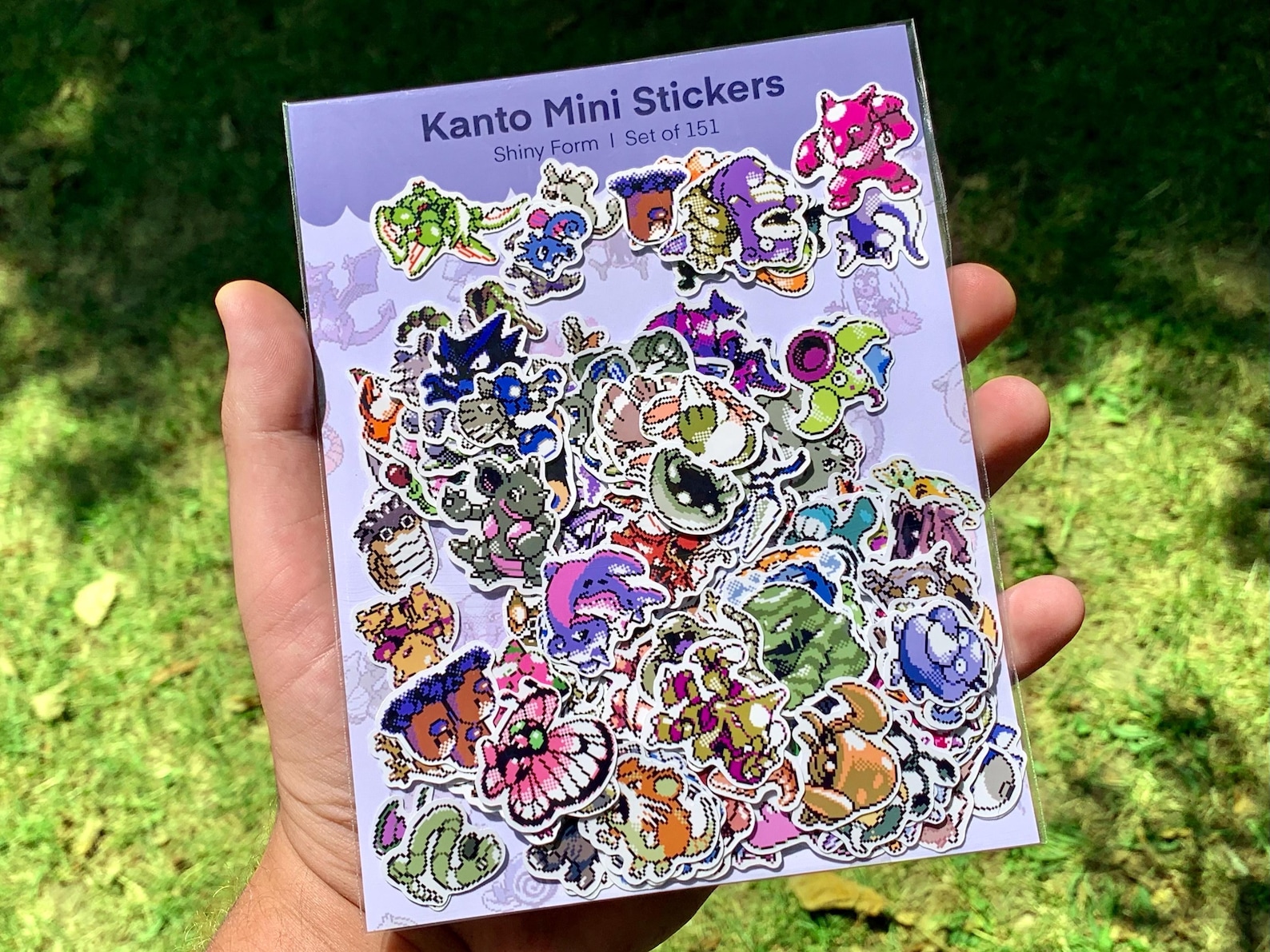 151 Kanto Mini Stickers - Glossy Vinyl Stickers - Etsy