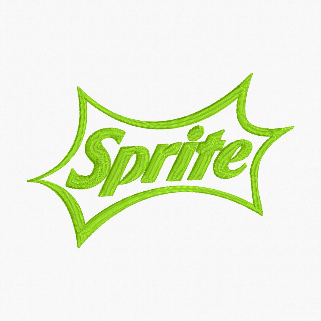 Sprite Logo File Embroidery Design 8 File Formats Instant Downloads ...