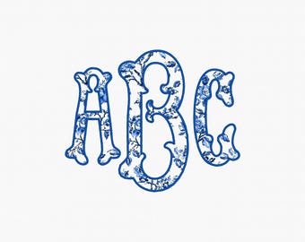 Includes .bx + 9 File Types Font Fancy Fishtail Appliqué Embroidery Font File Editable Sizing bmp dst exp hus inf jef pes vp3 xxx