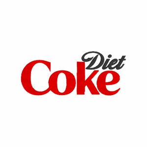 Diet Coke File Embroidery Design 8 Instant Downloads
