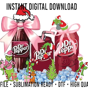 Grinch Christmas DR. Digitale downloads PEPPER voor png-bestand voor T-shirt Transfer Design