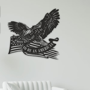 Eagle Metal Wall Art Decoration, Bird & Animal Showpiece, Laser Cut, Svg, Dxf, Glowforge CNC Cutting,Digital Vector Files, Instant Download