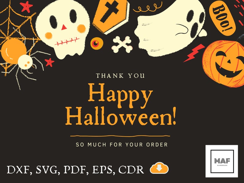 Halloween SVG,DXF Boo Pumpkin Monster Fall 3D Night Light Making File, Acrylic,Halloween Gift, Laser Cut,CNC,Glowforge,Spooky,Horror,October image 10