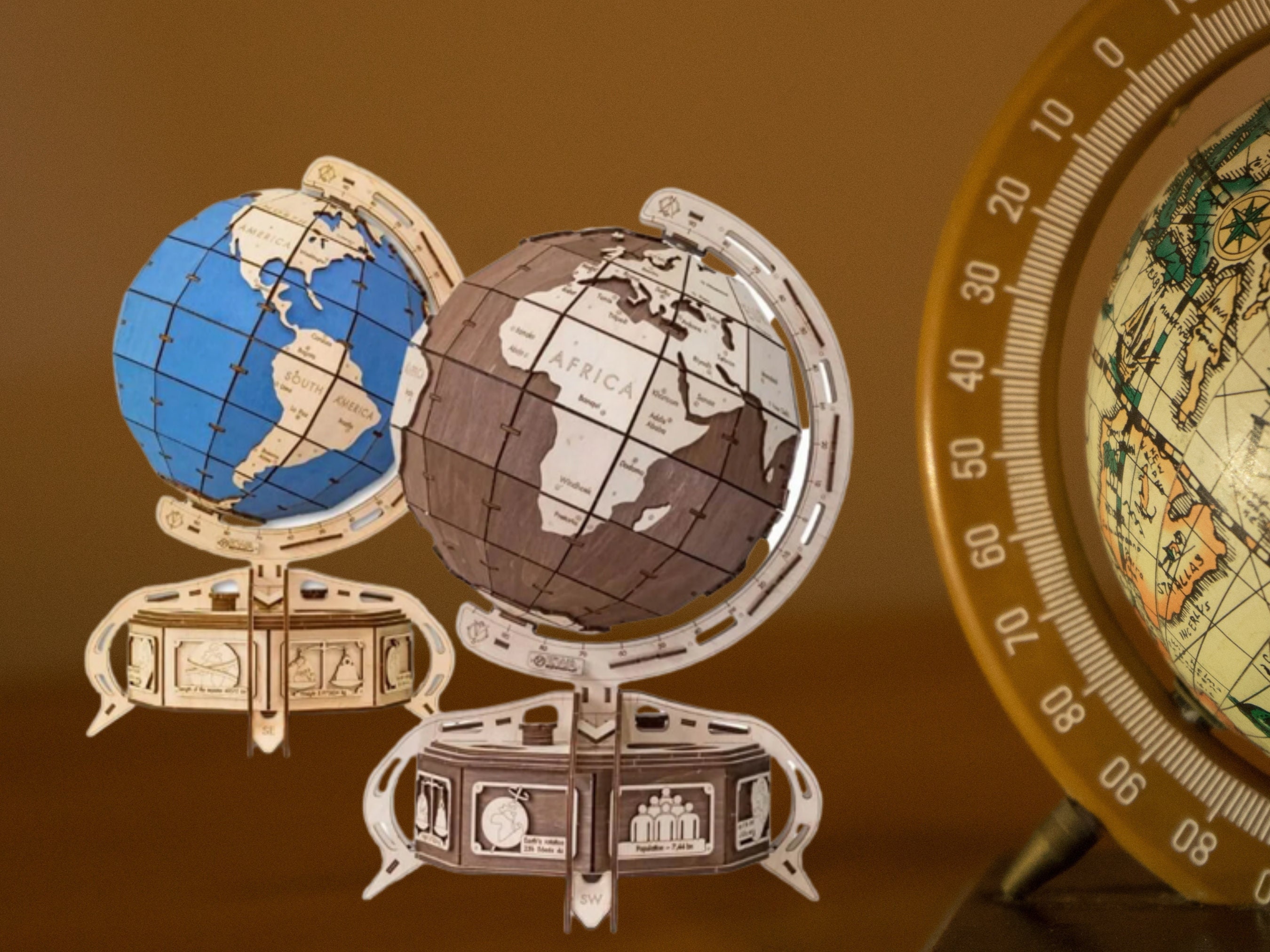 World Jewellery Box Puzzle Box Laser Cut File SVG DXF Ai Etsy