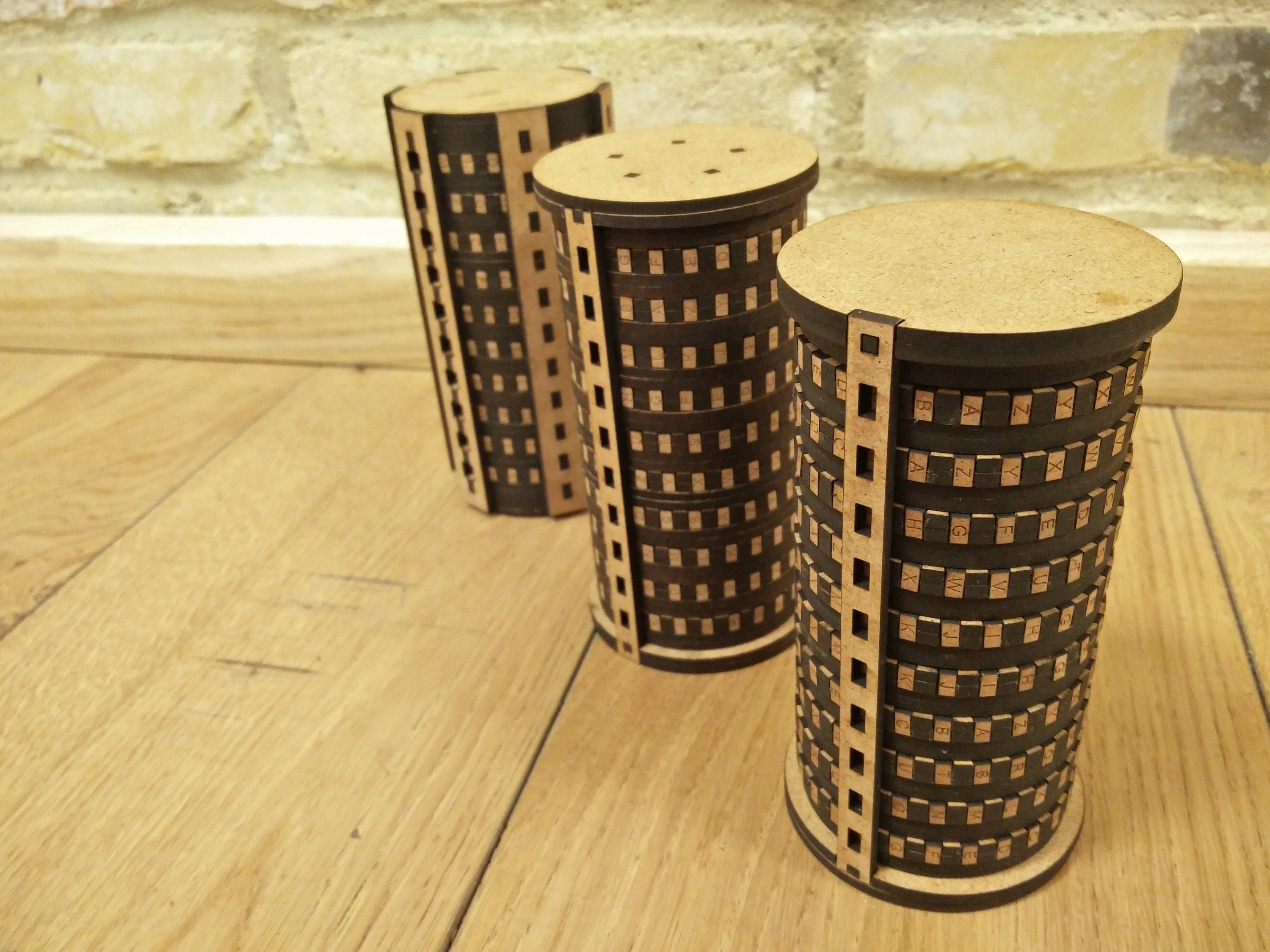 Cryptex Box, Secret Storage, Lock Box,laser Cut Dxf Glowforge Svg File ...