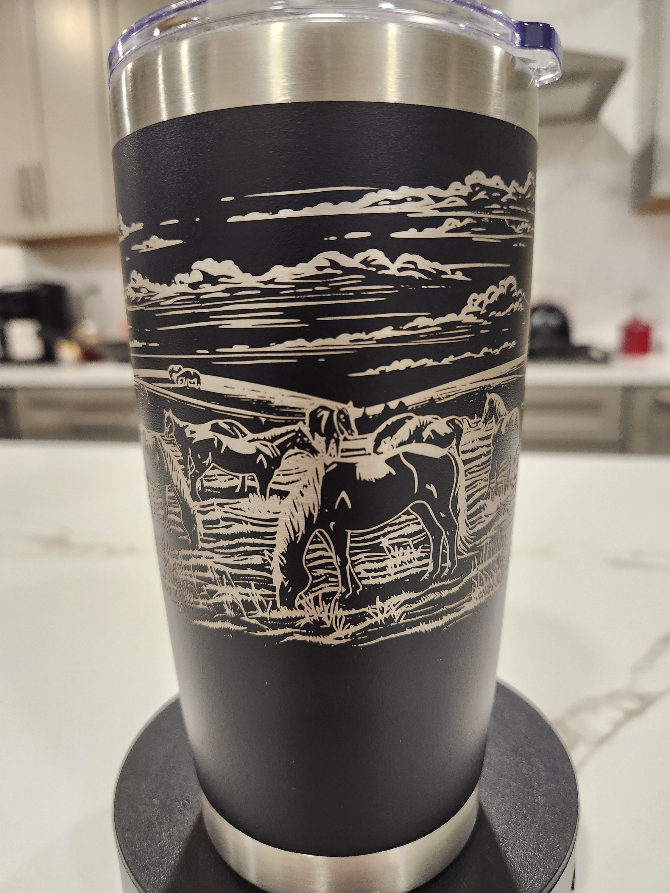 20oz Tumbler Laser Svg Horse Cowgirl Freedom 20oz Tumbler Full Wrap ...