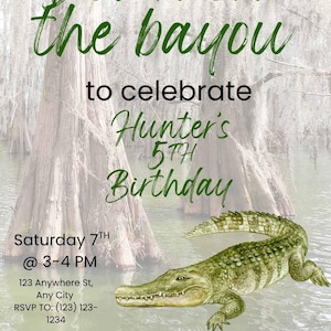 Bayou birthday
