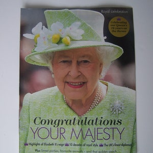 Royalty, Souvenir Magazine,  Royalty, Queen Elizabeth, Diamond Jubilee, Celebration, Souvenir