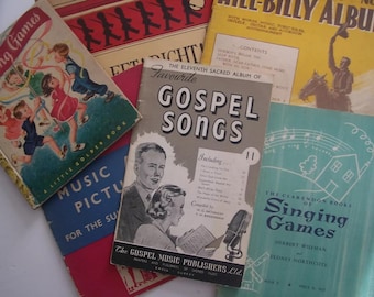 Books, Singing, The Little Golden Book, Gospel Songs, Marching, Nursery Songs, Bundle