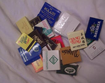 Streichholzbriefchen, Streichholzschachtel, Hotels Restaurants, Shop, Weltweit, Bundle, Phillumeny, Vintage